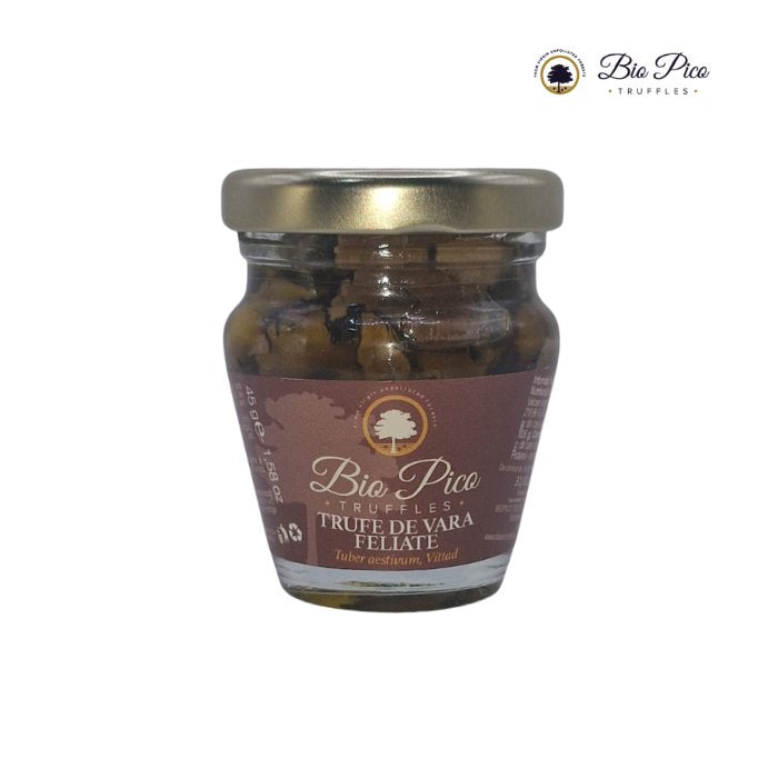 Carpaccio di tartufo nero (fettine di tartufo nero sott'olio) (45g)